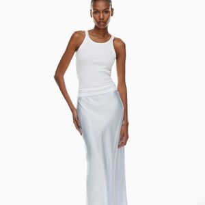Aritzia Babaton Slip Satin Maxi Skirt